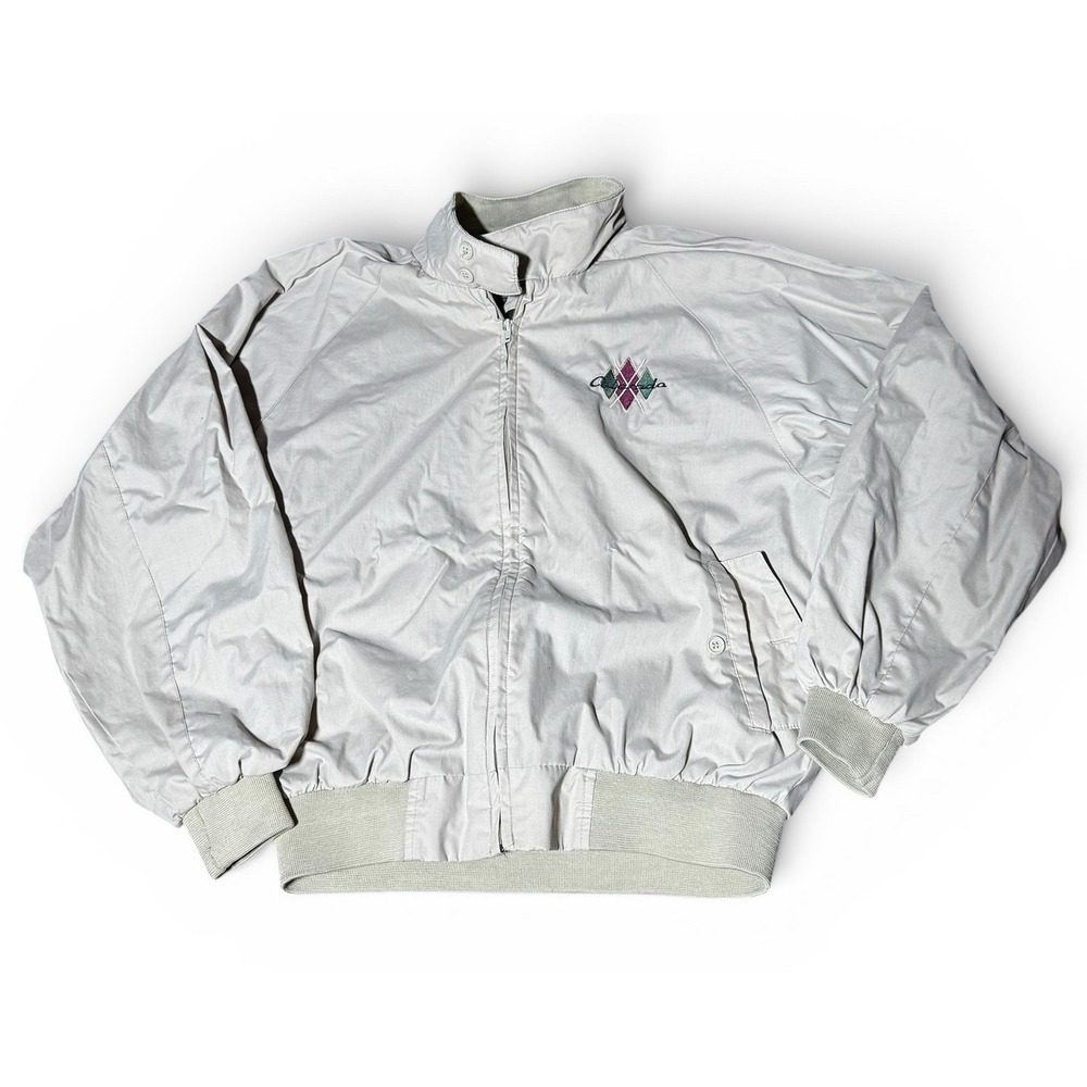 Vintage White Fir‎ Colorado Windbreaker Jacket Men Medium Golf